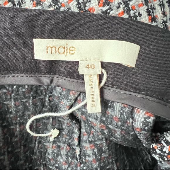 Maje Tweed Mini Skirt Size 40 - Picture 7 of 9